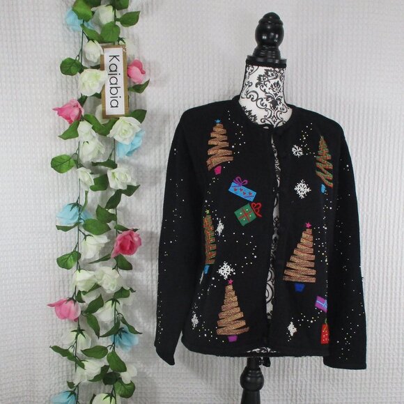 DESIGNERS STUDIO ORIGINAL Joy Christmas Sweater XL - Picture 1 of 10